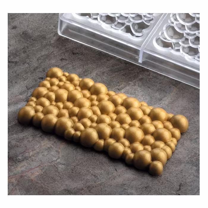 Форма д/шок. "chocolate bar sparkling" 155х77мм h12мм, 100гр, 3 ячейки, п/к pc5001