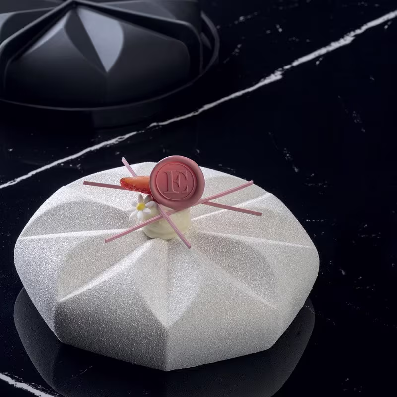 Форма для мороженого/суфле 3d "солнечный" d180мм h50мм (объем 0,966л), силикон ke064s
