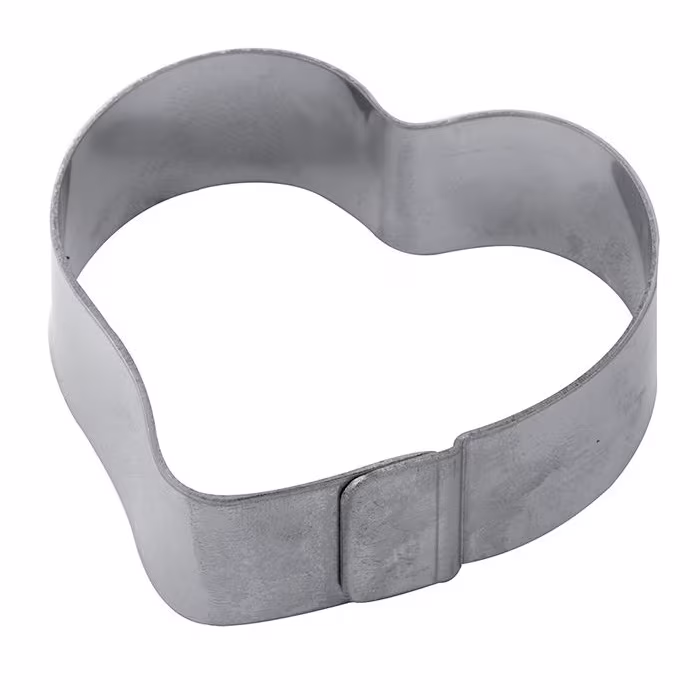 Форма кондитерская "сердце" 6,4х5,85см h2см, нерж.сталь x20