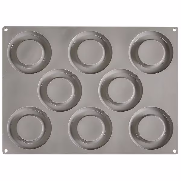 Форма силиконовая "gourmand кольцо" d100мм h10мм, 50мл, 8 ячеек gg006s