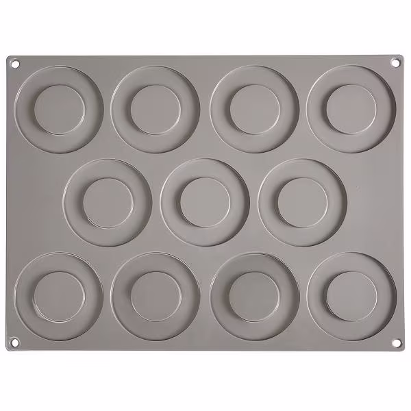 Форма силиконовая "gourmand кольцо" d90мм h3,5мм, 15мл, 11 ячеек gg001s
