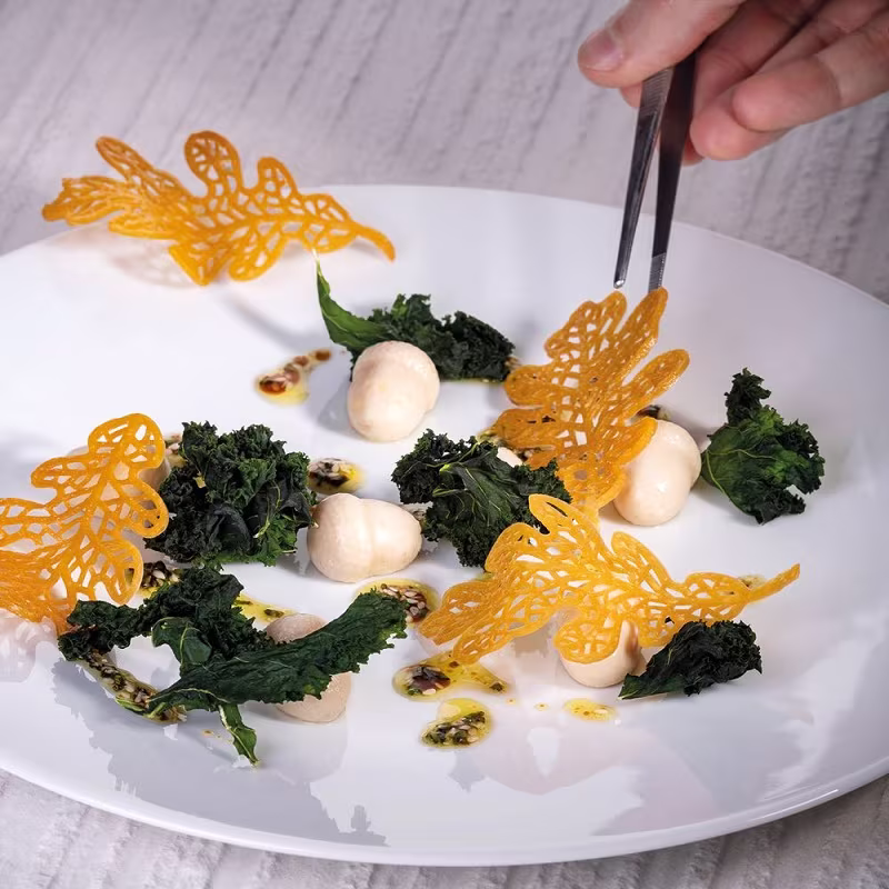 Форма силиконовая "gourmand лист дуба" 98x53мм h2мм, 3мл, 8 ячеек gg048s
