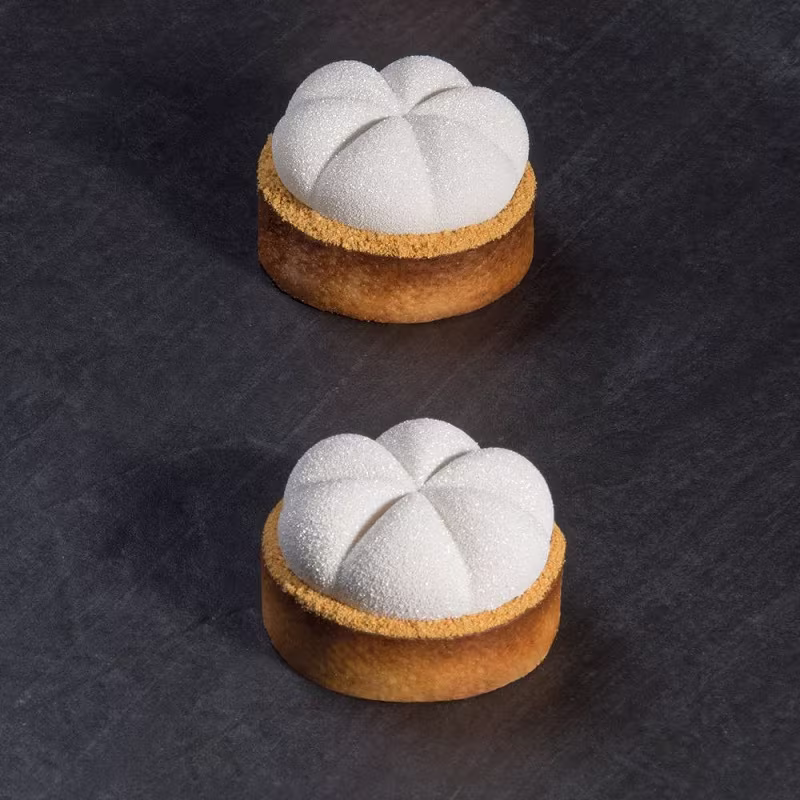 Форма силиконовая pavoflex для пирож. 3d "charm" d60мм h21мм, 46мл, 8 ячеек px3209