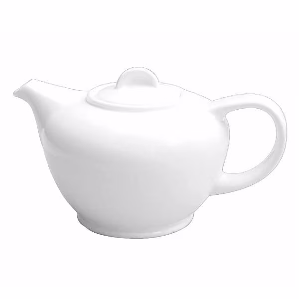 Чайник 0,41л, с крышкой, white aprat151