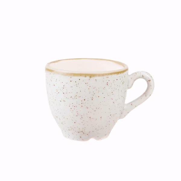 Чашка espresso 100мл stonecast, цвет barley white swhsceb91