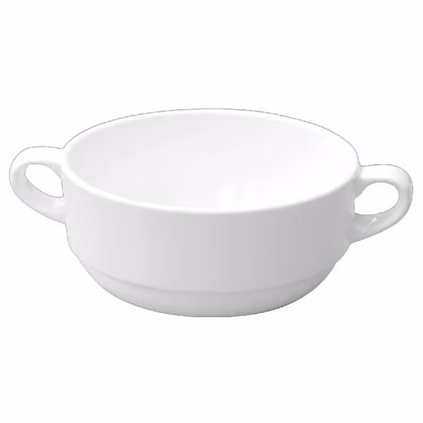 Чашка бульонная 284мл, с ручками, white aprahcb1