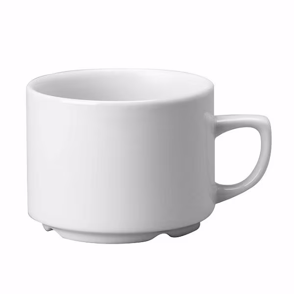 Чашка чайная стекбл 280мл white holloware whcbm1