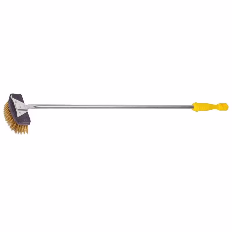 Щетка для печи 15х5,5см h135см со скребком, медная 257/2lc