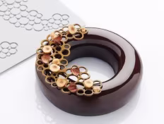 Форма силиконовая pavodecor для декора. "круги 1" 138х94х2мм, 5,6мл, 3 ячейки pr004
