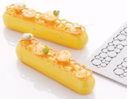 Форма силиконовая pavodecor для декора. "круги 3" 120х25х2мм, 2,2мл, 10 ячеек pr006