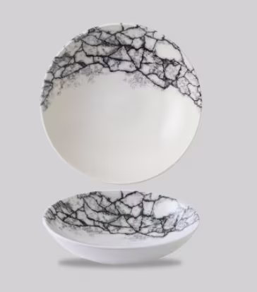 Салатник 1,14л d24,8см, без борта, цвет kintsugi quartz black kaqbevb91