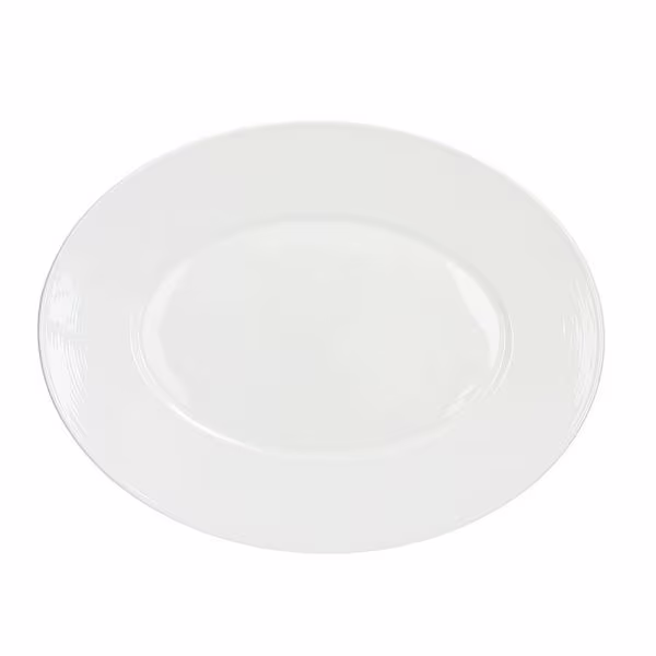 Тарелка мелкая овальная 34,3х26,3см midtown bianco mw020350000