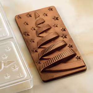 Форма д/шок. "chocolate bar xmas night" 154х77мм h15мм, 100гр, 3 ячейки, п/к pc5059fr