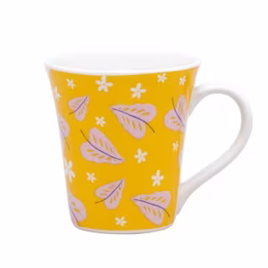 Кружка bazar tulipa match colore amarelo 330мл oxford, 129284, a637-3u5p