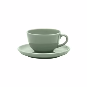 Пара чайная flat shape matcha (чашка 200мл и блюдце 14см) oxford 136122, ao04-1a04