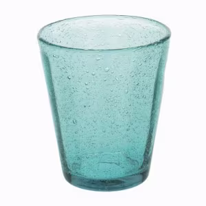 Стакан для воды 340мл, d9см, h105мм, стекло, цвет голубой kl557340026