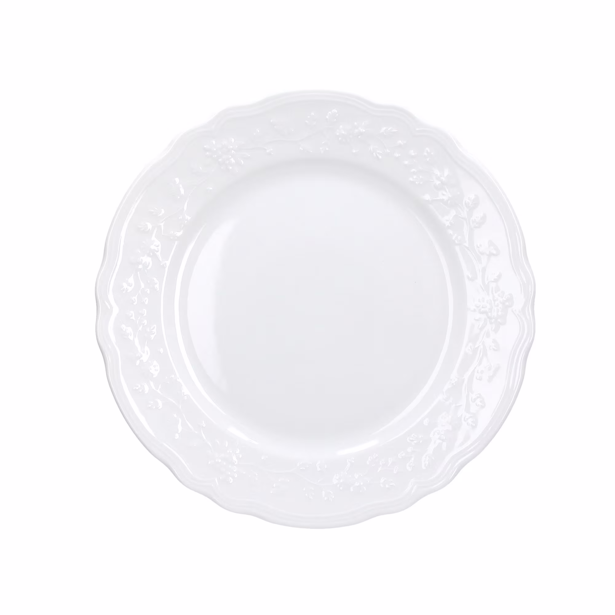 Тарелка круглая 31см fleur bianco+ a.fontebasso flf22310000