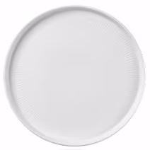 Тарелка мелкая ceramic  walled d21см h2см, с прямым бортом, bamboo, цвет белый whbalw211