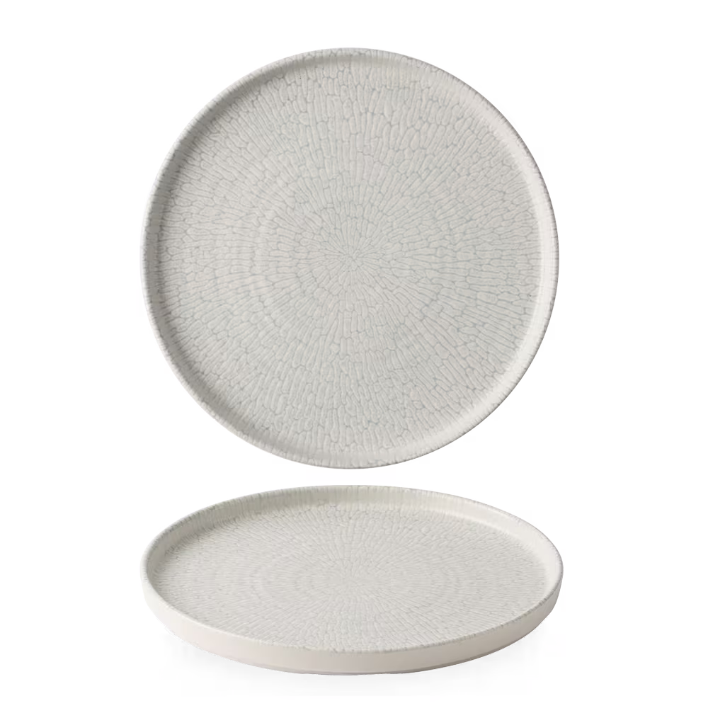 Тарелка мелкая d26см h2см, с прямым бортом, delta, цвет grey delgwp261