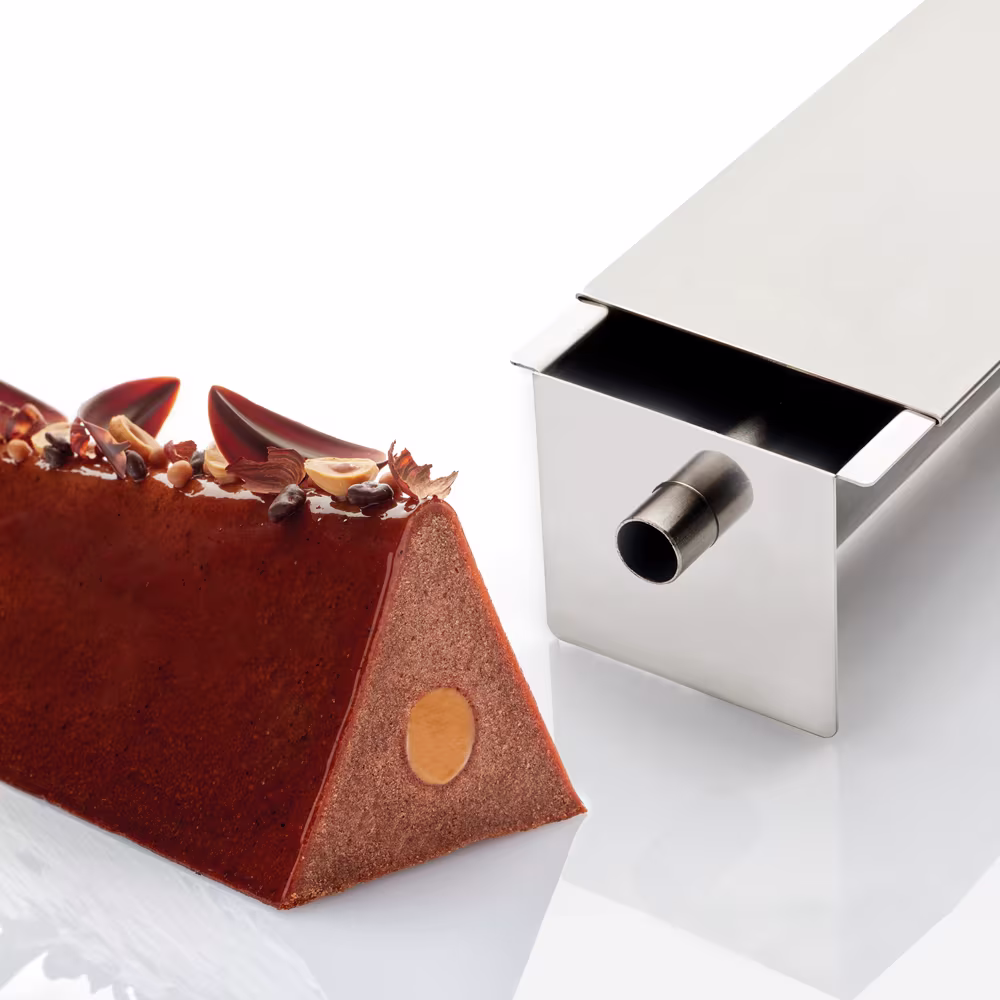 Форма д/выпечки "triangle - travel cake" 82х250 h80мм, 890мл, нерж.сталь 30tc52f