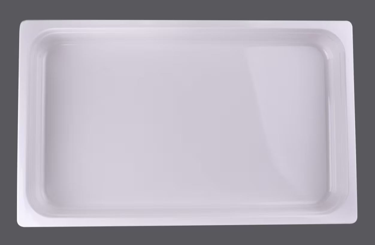 Гастроемкость gn 2/4 h65мм, меламин, цвет белый s-2506