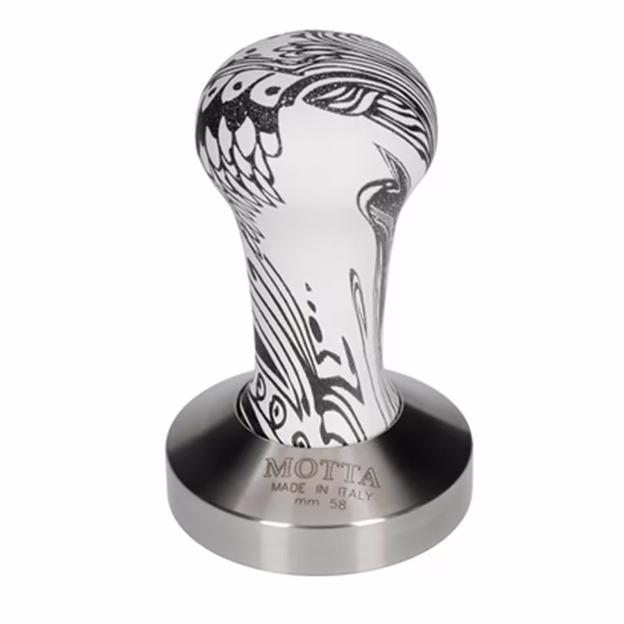 Темпер плоский d=58мм черно-белый motta