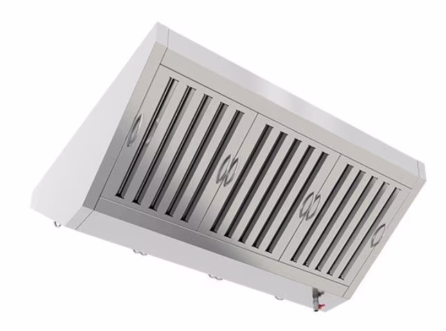 Звоо-1210 зонт вытяжной остров. (1200х1000х400) с ж/у фильтрами, с отв., без козырька и без подсвет.