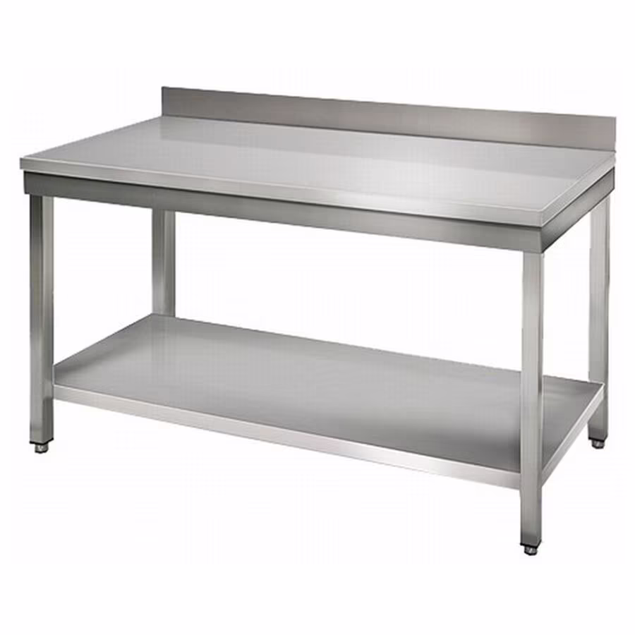 Стол разделочный 1200x600x850+100 мм нерж va-wt12060bs