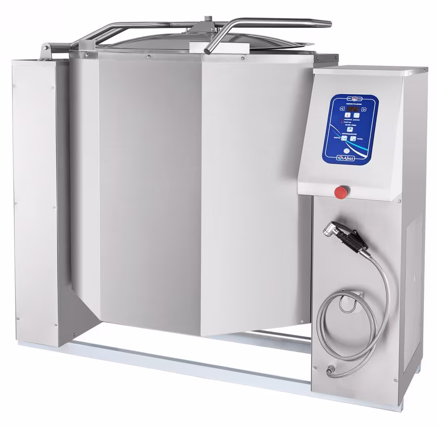 Котел пищеварочный abat кпэм-350-о электрич. со сливным краном