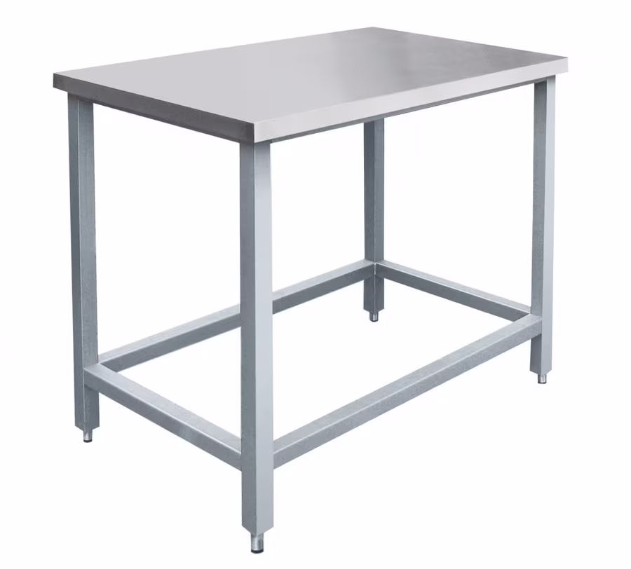 Стол разделочный abat спро-6-2 (каркас краш.)