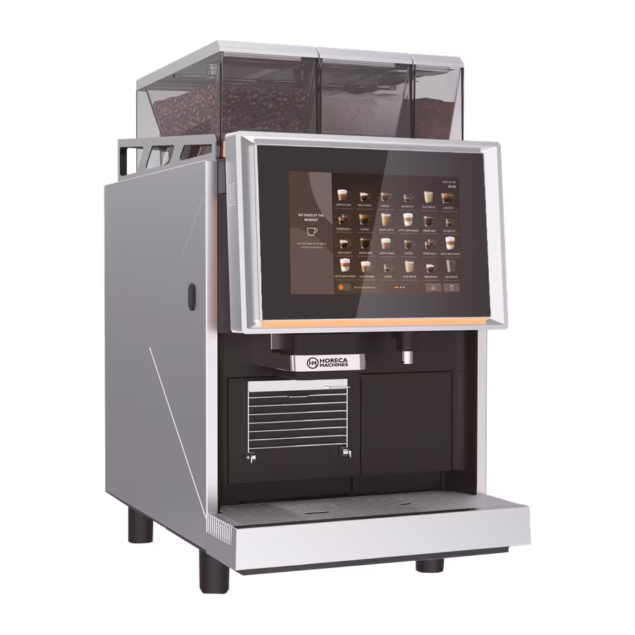 Кофемашина суперавтоматическая horeca machines y680, 2g, 1p, silver