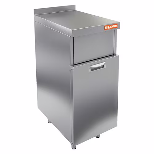 Нбммб-4/5бв модуль барный с бортом с выдвижной секцией для мусорного бака с верхн. фартуком