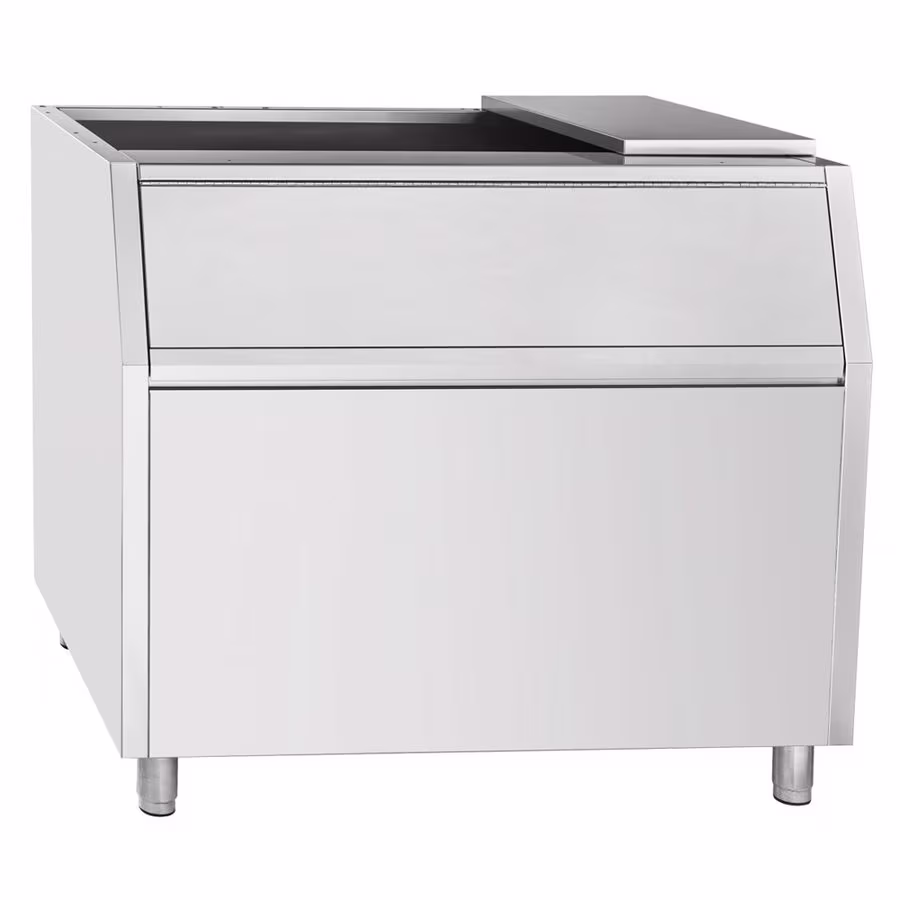 Бункер для льда abat б-400, вся нерж.