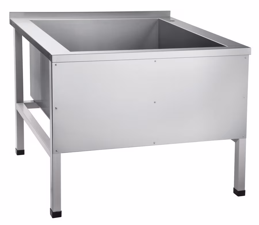 Ванна моечная abat вмп-9-1 нерж., 1-секц. котломойка